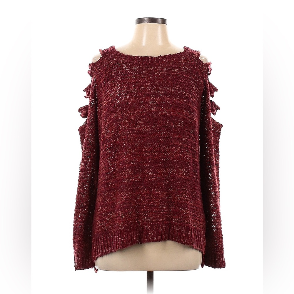 Hem & Thread Pullover Sweater